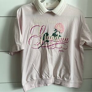Vintage Greatest grandma top vintage pink grannycore